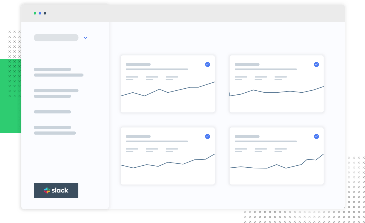 dashboard with graphs